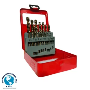 JUEGO DE BROCAS MM (19 PZS)